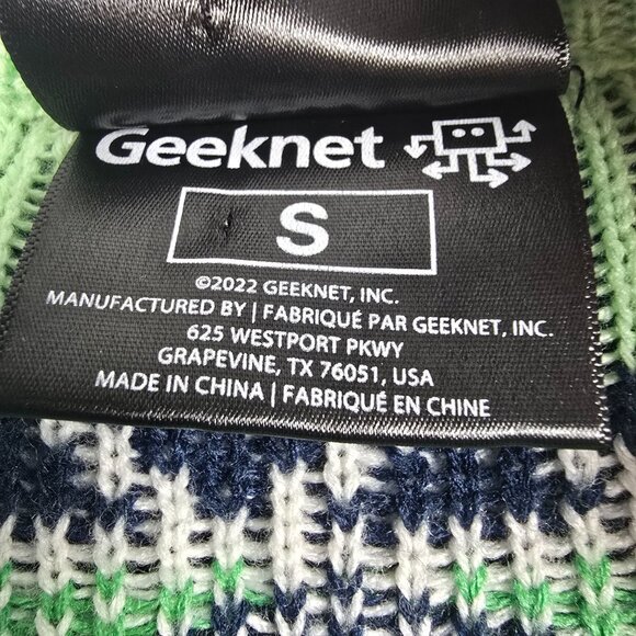 Star Wars Geeknet Grogu Snow Globe Ugly Christmas Sweater Small - Picture 6 of 9